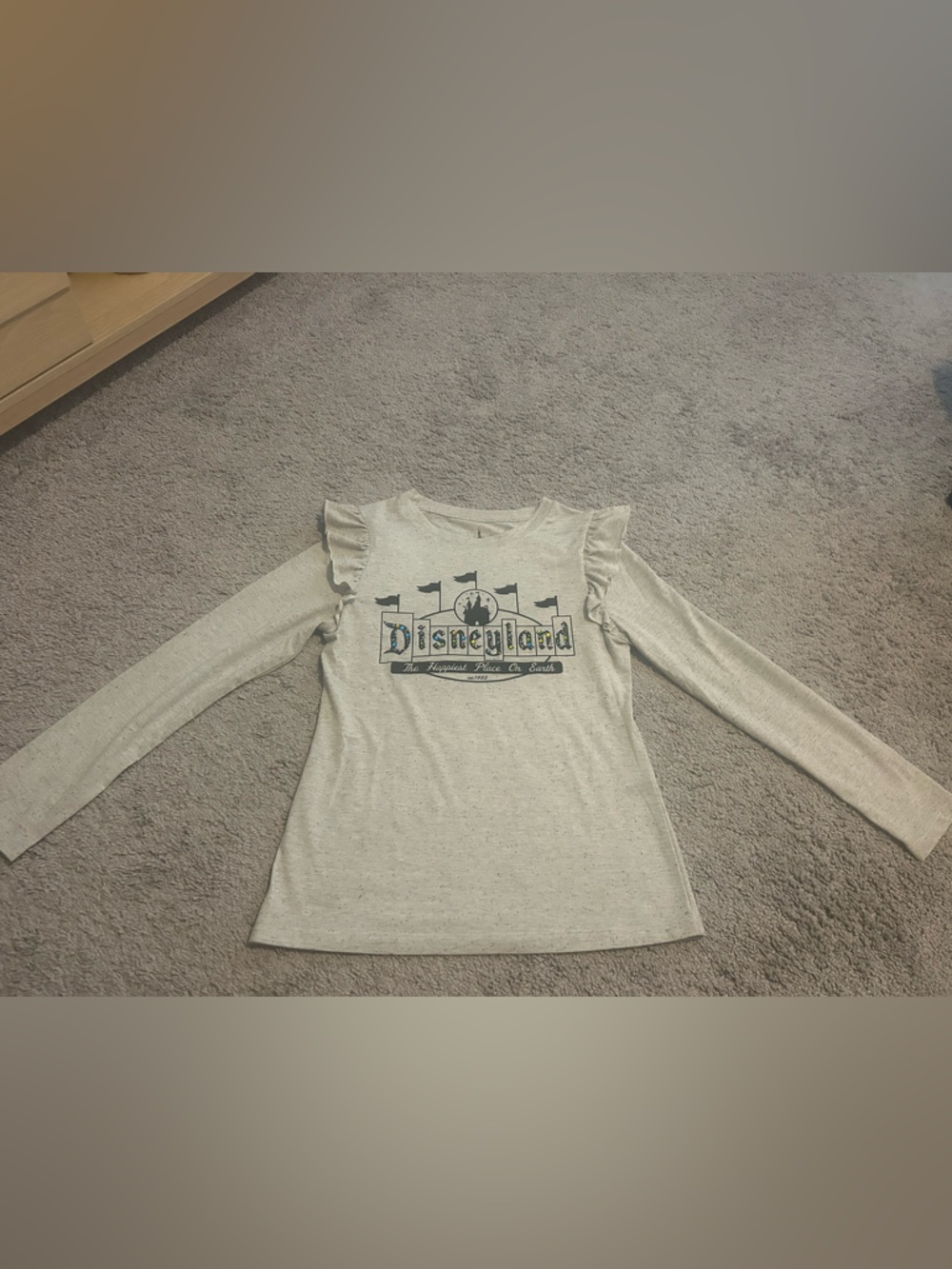 Disney Parks Disneyland Women’s Long Sleeve Rhinestone T-shirt Size M
